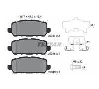 Set di pastiglie freno TEXTAR 2594701, posteriore