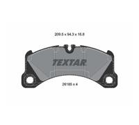 Set di pastiglie freno TEXTAR 2618501, anteriore