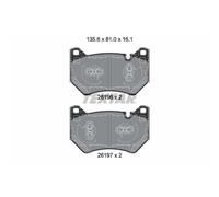 Set di pastiglie freno TEXTAR 2619601, anteriore