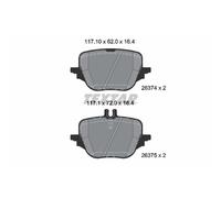 Set di pastiglie freno TEXTAR 2637401, posteriore