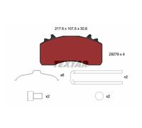 Set di pastiglie freno TEXTAR 2927901