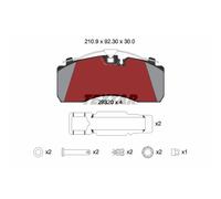 Set di pastiglie freno TEXTAR 2932002