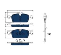 Set di pastiglie freno TRW GDB1929BTE, posteriore