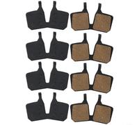 Set di pastiglie per freno a disco per mountain bike, semi-metalliche, compatibili con sistema MT5 MT7, design ad alte prestazioni a basso rumore, con piastra di supporto in acciaio per una migliore
