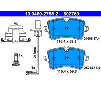 SET Di Pattini Freni ATE 13.0460-2769.2, Freni A Disco Per AUDI