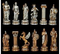Set Di Pedine Da Scacchi Veronese - Dei Greci Vs. Dei Romani - Senza Scacchiera