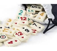 Set Di Pedine Originali STAR RUMMY / OKEY OKEY TASI In Melamina Extra Opaca