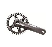 Set di pedivelle Shimano xtr fc-m9100 hollowtech ii direct mount 175 mm 1x12v Nero