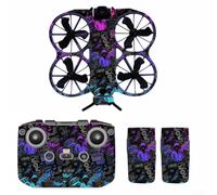 Set di pellicole colorate in PVC per DJI NEO2, confezione da 1, set di pellicole resistenti ai graffi, facili da applicare e rimuovere, ionizzanti, appassionati di fotografia aerea (B)