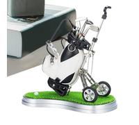 Set di penna da golf Creative Golf - Fun Mini Bag e Ballpoint per amanti dello sport | Stocking Stumper Idea papà, marito, collega, casa o ufficio di decorazione del desktop, regalo di avviamento