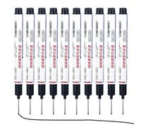 Set Di Penna Di Marcatura In Metallo - 10 Pezzi Di Marcatura In Legno Impermeabile | Machinist Marking Pen, Pennarello Profondo Per Decorazioni Hardware, Penna Per Testa Lunga Precisione Per Legno, Me