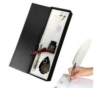 Set di penna e inchiostro, materiale di scrittura vintage | Penna per prendere appunti per principianti, scrittori, autori, lettori, pittori, studenti, insegnanti, collezionisti