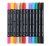 Set Di Pennarelli Acrilici 12 Colori - Pennarelli Acrilici Per Disegnare