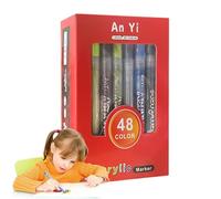 Set di pennarelli acrilici a punta fine, penne da disegno impermeabili, strumento per pittura per legno, tela, pietra, pietra, vetro, ceramica