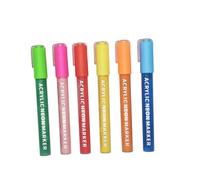 Set di pennarelli acrilici portatili in vari colori, resistenti allo sbiadimento, ideali per disegno professionale per adulti