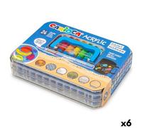 Set di Pennarelli Carioca Acrylic PAINT MARKER Multicolore 24 Pezzi [6 Unità]
