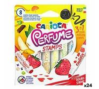 Set di Pennarelli Carioca Perfume Stamps Multicolore (24 Unità)