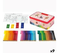 Set di Pennarelli Faber-Castell Connector Scatola di Metallo Ballerina Multic