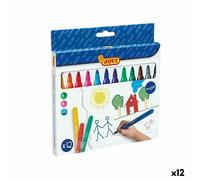 Set di Pennarelli Jovi Maxi Multicolore 12 Pezzi [12 Unità]