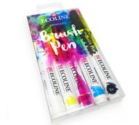 Reale Talens Ecoline Pennello Penna Set Liquido Acquerello Pennarello - Tutti