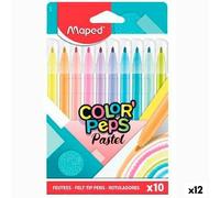 Set di Pennarelli Maped Color' Peps Multicolore 10 Pezzi [12 Unità]