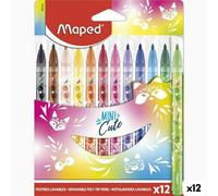 Set di Pennarelli Maped Mini Cute Multicolore 12 Pezzi [12 Unità]