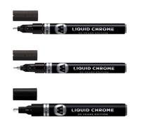Set di pennarelli Molotow Liquid Chrome - 1 mm, 2 mm e 4 mm