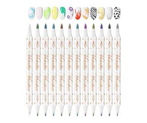 Set di pennarelli per - Penne gel di precisione impermeabili, collezione di strumenti creativi per il disegno con la punta delle dita, articoli per la scrittura di design di bellezza, element