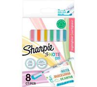 Astuccio 8 pennarelli S-Note Duo colori assortiti Sharpie