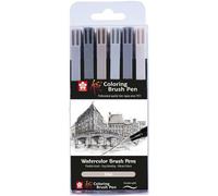 Set di Pennarelli Talens Sakura Koi Coloring Brush Multicolore
