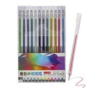 Set di penne a gel glitterate, penna a sfera dai colori vivaci | Set di pennarelli a gel colorati con glitter | Penna a gel da colorare con glitter per scarabocchiare, disegnare, h