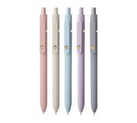 Set Di Penne A Gel | Penna Serie Premium - 5 Pezzi Con Asciugatura Rapida Punta Fine Scrittura Per Appunti Note Diario