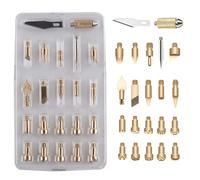 Set di penne creative per legno con punte da intaglio 23 pezzi per pelle e sughe