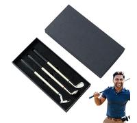 Set Di Penne Da Golf, Modelli Di Mini Mazze Da Golf In Metallo Set Di Bandiere Con Penne A Sfera, Forniture Di Cancelleria Penna For Mazze Da Golf