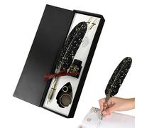 Set di penne da scrivere | Fornitura scolastica in stile retrò - Penne per appunti e corrispondenza a mano, per principianti scrittori artisti, studenti insegnanti appassionati di storia Jou