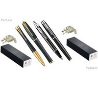 Set Di Penne Di Lusso Urban IM Nero Con Oro E Nero Con Cromo