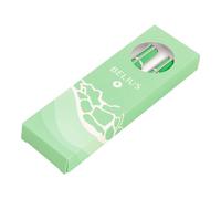 Set di penne e roller BELIUS EnDLESS SUMMER ALLUMINIO COLORE VERDE E ARGENTO INCHIOSTRO BLU SCATOLA DI DESIGN