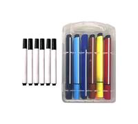 Set di penne intelligenti per robot da disegno - PP, 18 pezzi, 6 penne, 12 pennarelli | DrawingRobot penne con vestibilità universale, schizzo automatico, apprendimento creativo, penna da disegno