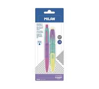 Set di Penne Milan Penna Giallo Azzurro
