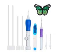 Set di Penne per Ago da Ricamo Set di Penne per Ricamo Magico Kit di Avviamento per Ricamo Strumento per Ricamo a Punto Ricamo, Set di Strumenti per Ricamo a Penna per Ricamo