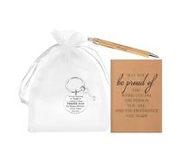 Set di penne per quaderni, apprezzamento dei dipendenti, 12,4 x 8 x 3 cm, kit di ringraziamento per il personale, design con messaggio motivazionale, per colleghi, colleghi, infermieri, ufficio