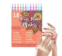 Set Di Penne Per Unghie,Strumenti Manicure A Punta Fine E Asciugatura Rapida,Penna Liner Per Unghie E Marcatori Per Pittura | Per Bambini Adulti Donne Ragazze Compleanno Natale Lavoretti Bellezza