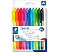 Set di Penne Staedtler 4320 M Multicolore 1 mm 10 Pezzi