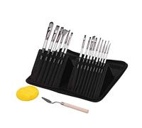 Set di Pennelli 15pcs / set Artista Pennelli Set for Acquerelli Acrilici per Principianti e Professionisti