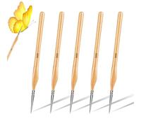 Set di pennelli a punta fine 000 pennelli sottili per pittura artistica, professionale, mini pennelli per acquerello, olio, acrilico, modelli artigianali, dettagli fini, pittura, disegno artistico
