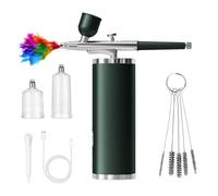 Set di pennelli ad aria nebulizzata compatta con compressore strumento di bellezza ricaricabile delicato e caldo idratante per pelli sensibili Dispositivo idratante viso portatile