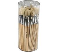 Set di pennelli con setole di maiale, dimensioni 1-10, 80 pezzi