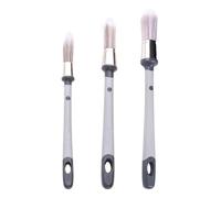Set di pennelli da 3 pezzi, strumenti per dipingere la parete, pennelli piccoli, adatti per decorare, dipingere e riposare. (pennello a punta da 13 mm, pennello a punta da 15 mm, pennello rotondo da