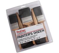 Set Di Pennelli Da Pittore ProDec Da 12 Pezzi Qualità Per Vernice E Verniciatura