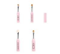 Set di pennelli da trucco 4 in 1 multitaskings ipoallergenici fibre sintetiche Design portatile per contouring ombretto labbra Set di pennelli da viaggio professionale